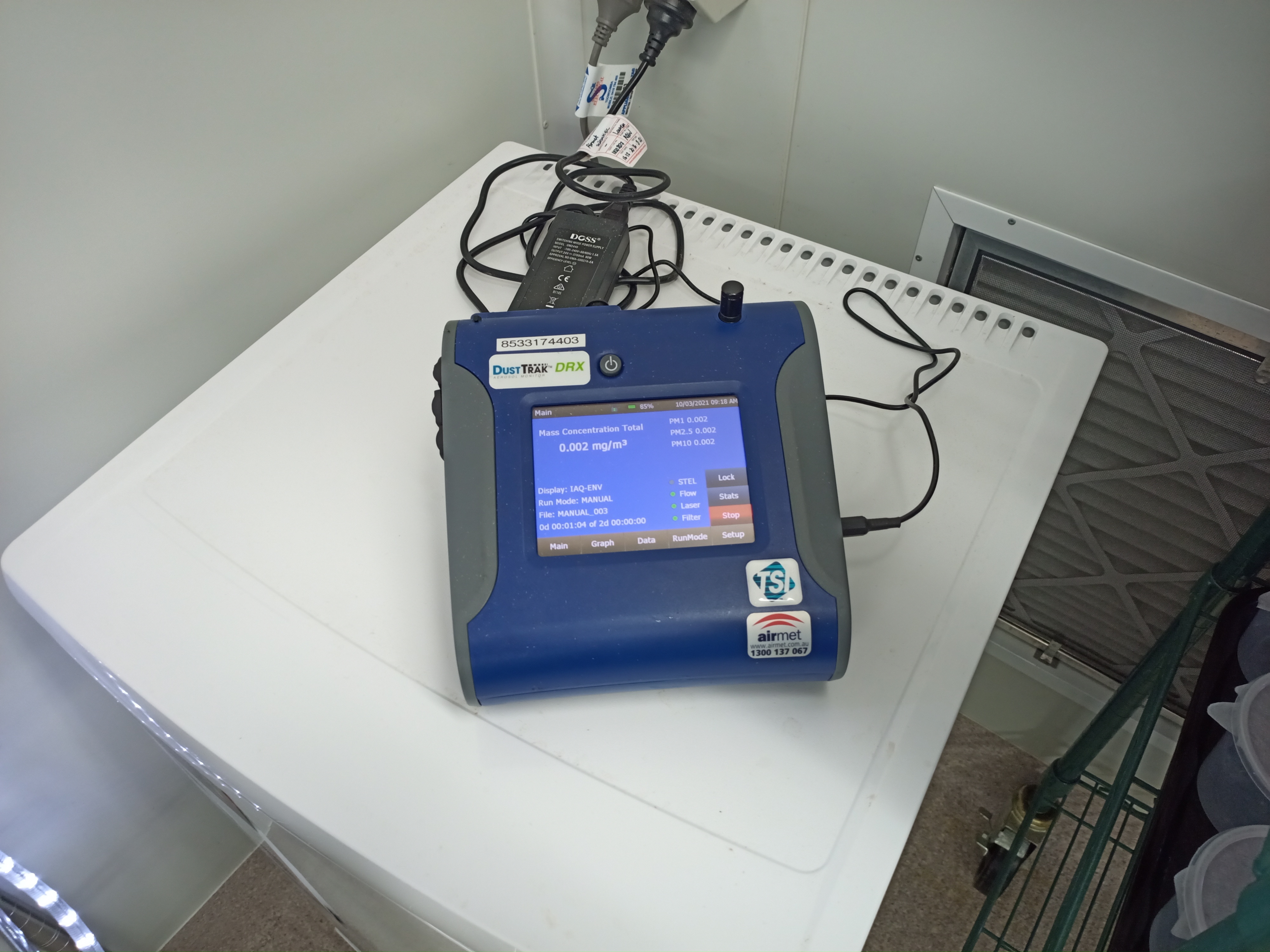 Occupational Dust Monitoring, Agricultural Research Centre